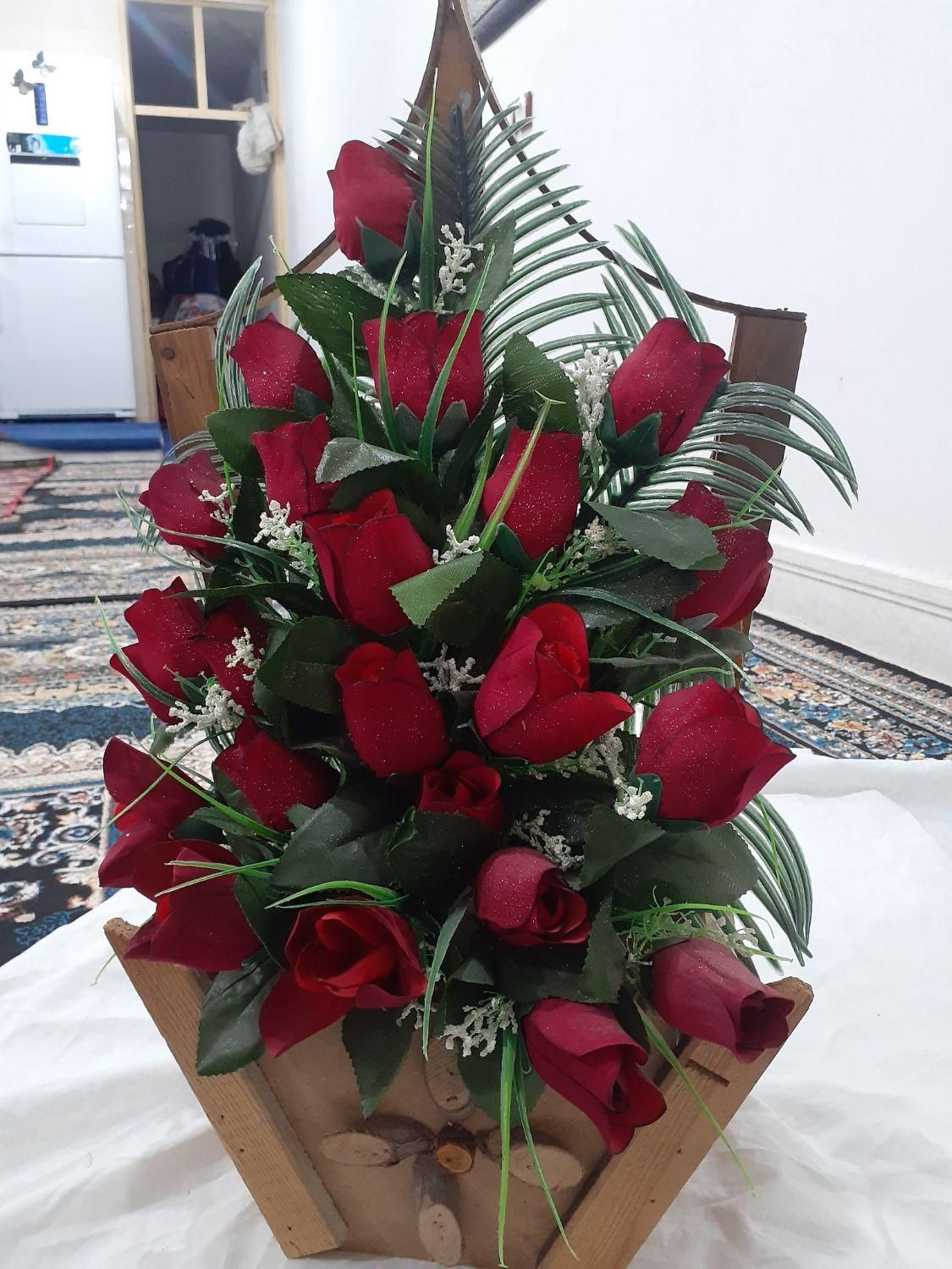 سبد گل عروس مناسبت خواستگاری|گل مصنوعی|دزفول, |دیوار