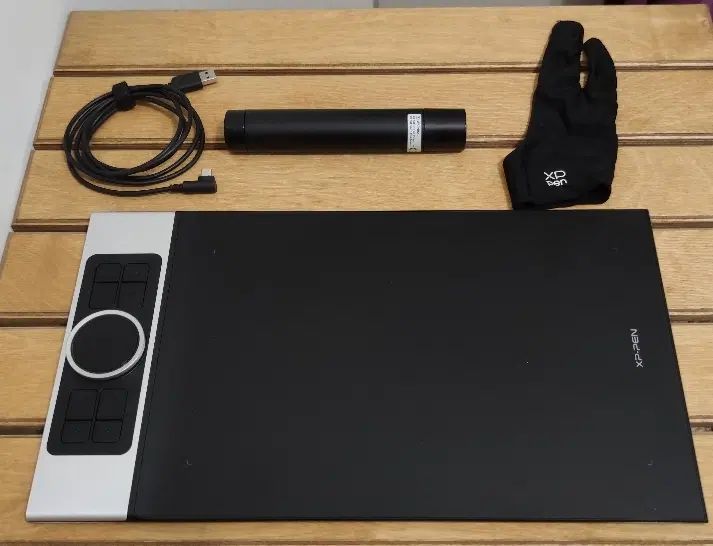 قلم نوری/تبلت گرافیکی درحد نو xp pen deco pro M|قطعات و لوازم جانبی رایانه|تهران, بهارستان|دیوار