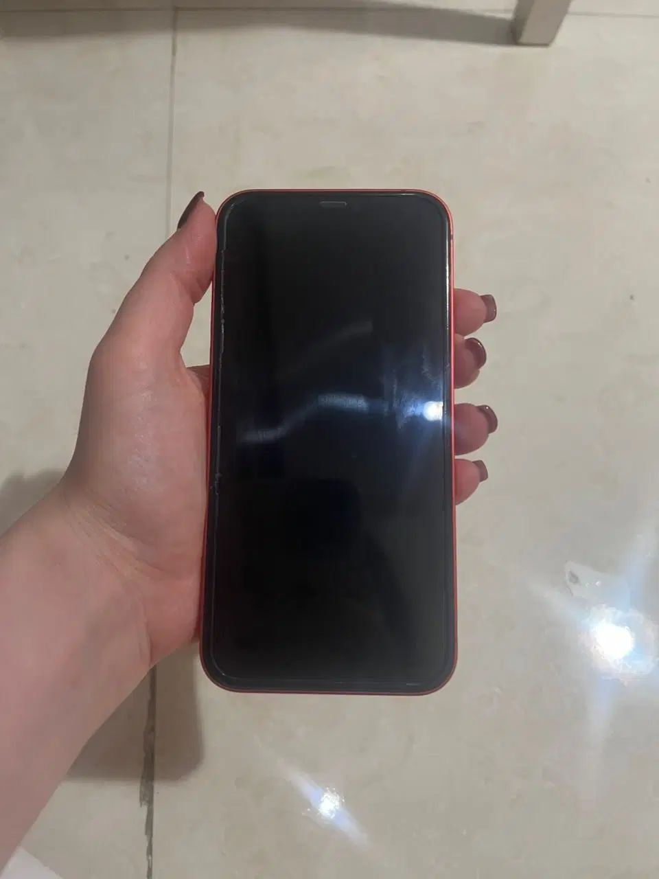 ایفون ۱۲ نرمال/رنگ قرمز/تک سیم کارت/باتری۷۵ درصد|موبایل|تهران, نازی‌آباد|دیوار