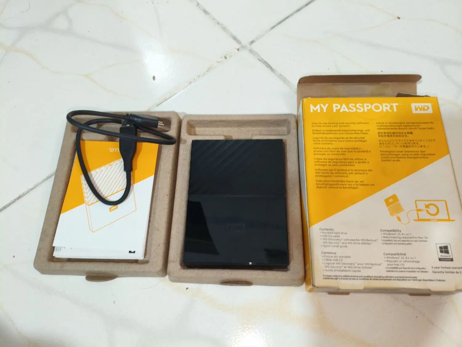 هارد اکسترنال ۲ترابایت usb 3 western وسترن دیجیتال|قطعات و لوازم جانبی رایانه|تهران, شمس‌آباد|دیوار