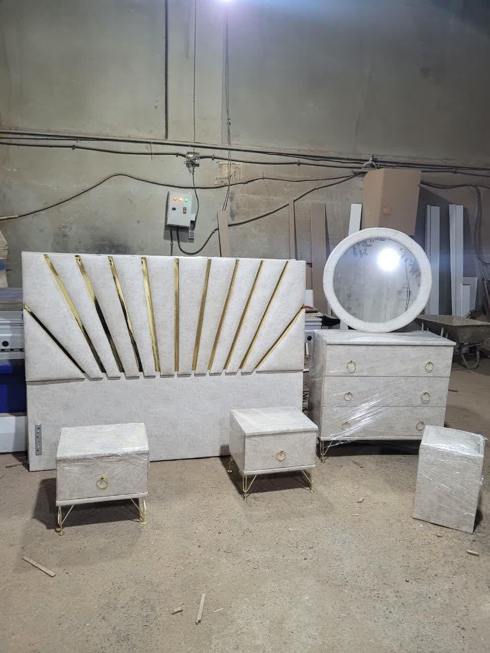 سرویس خواب دونفره کد 57111|تخت و سرویس خواب|شهریار, شهریار|دیوار