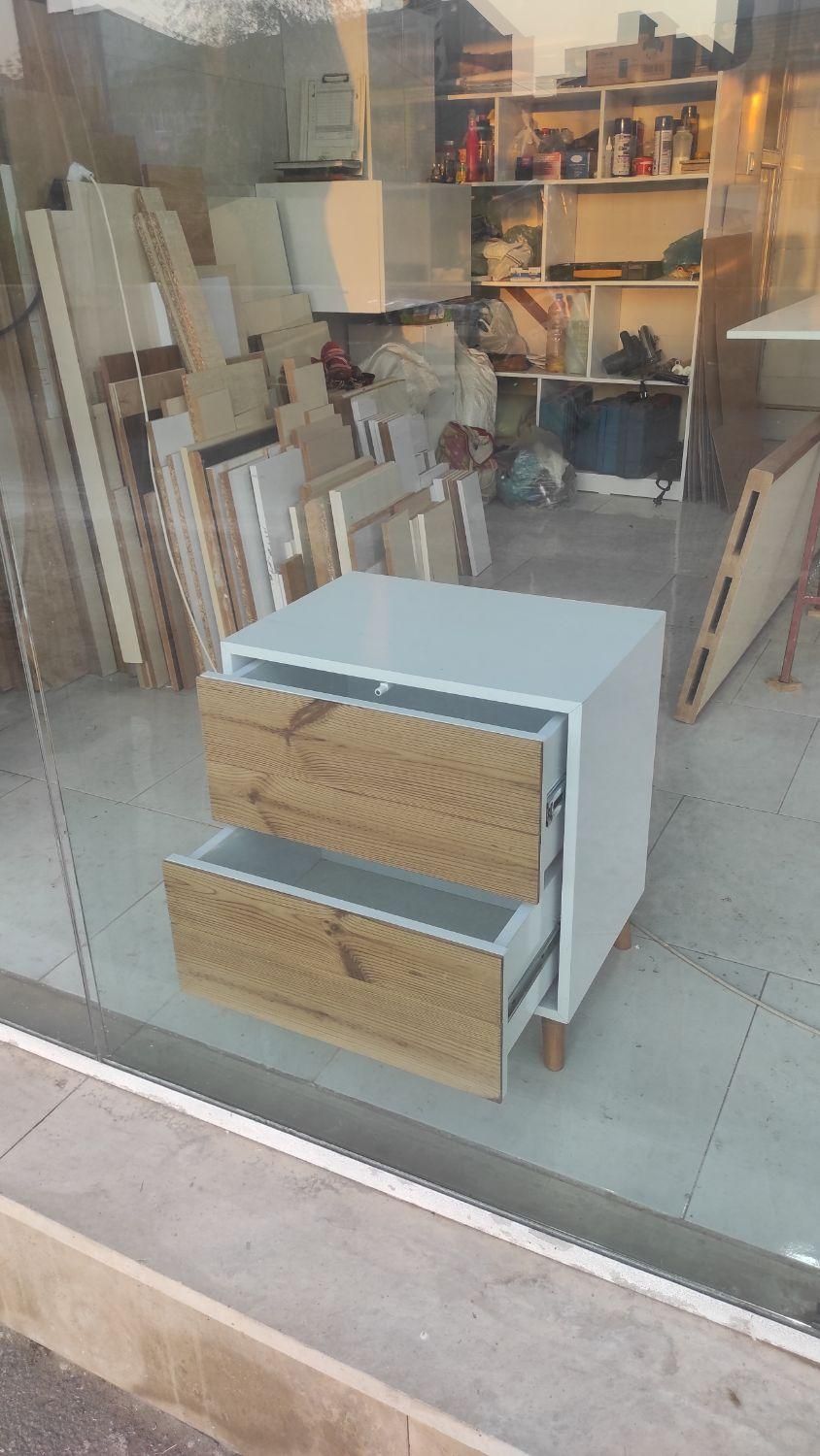 پاتختی دوکشو ،کمد کنار تخت|تخت و سرویس خواب|رشت, پل تالشان|دیوار