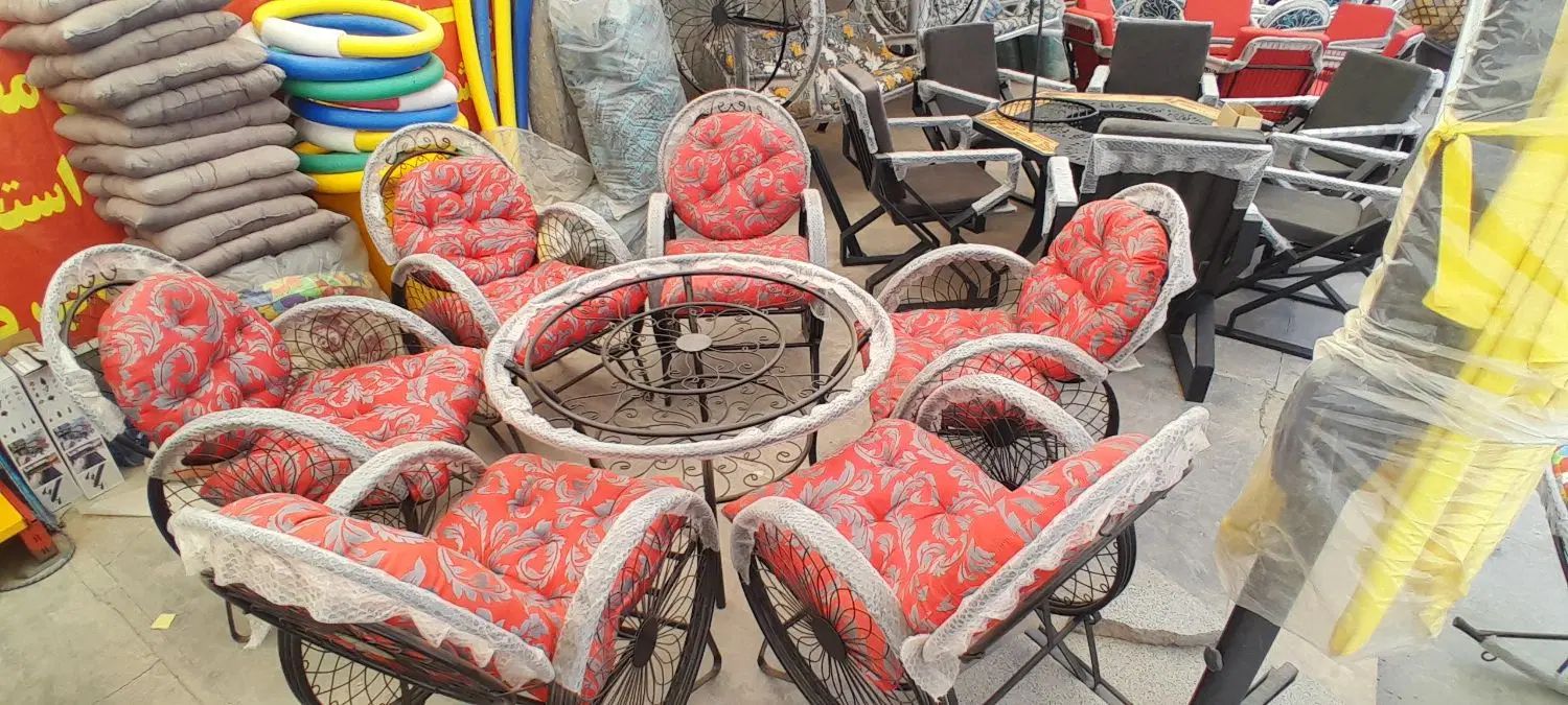 مبلمان باغی صندلی باغی مدل اقتصادی فنر t67|مبلمان خانگی و میز عسلی|کرج, کمال‌شهر|دیوار