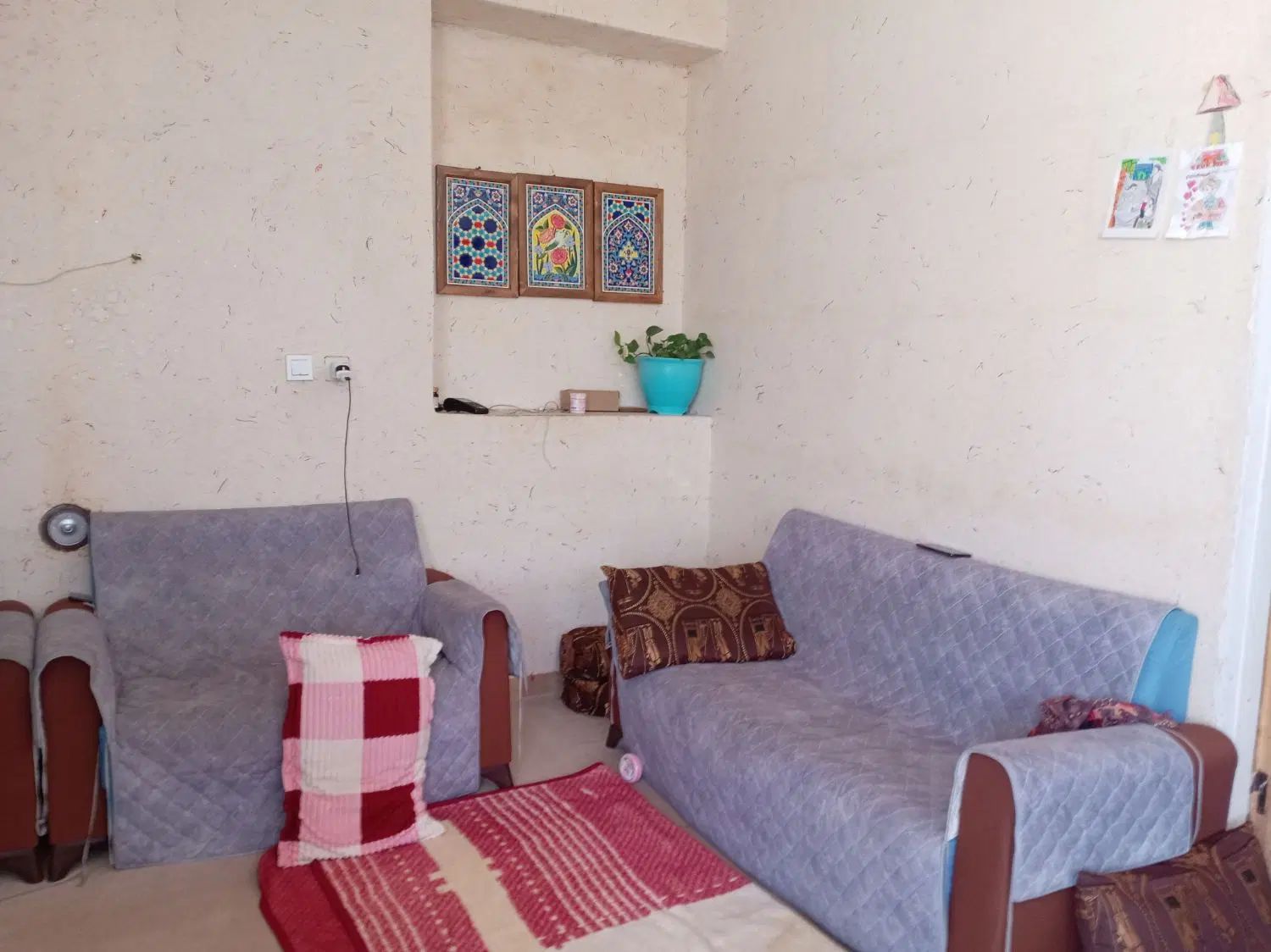 منزل فروشی روستای کلستان یا معاوضه با تراک میکسر|فروش زمین و ملک کلنگی|شیراز, گلستان|دیوار