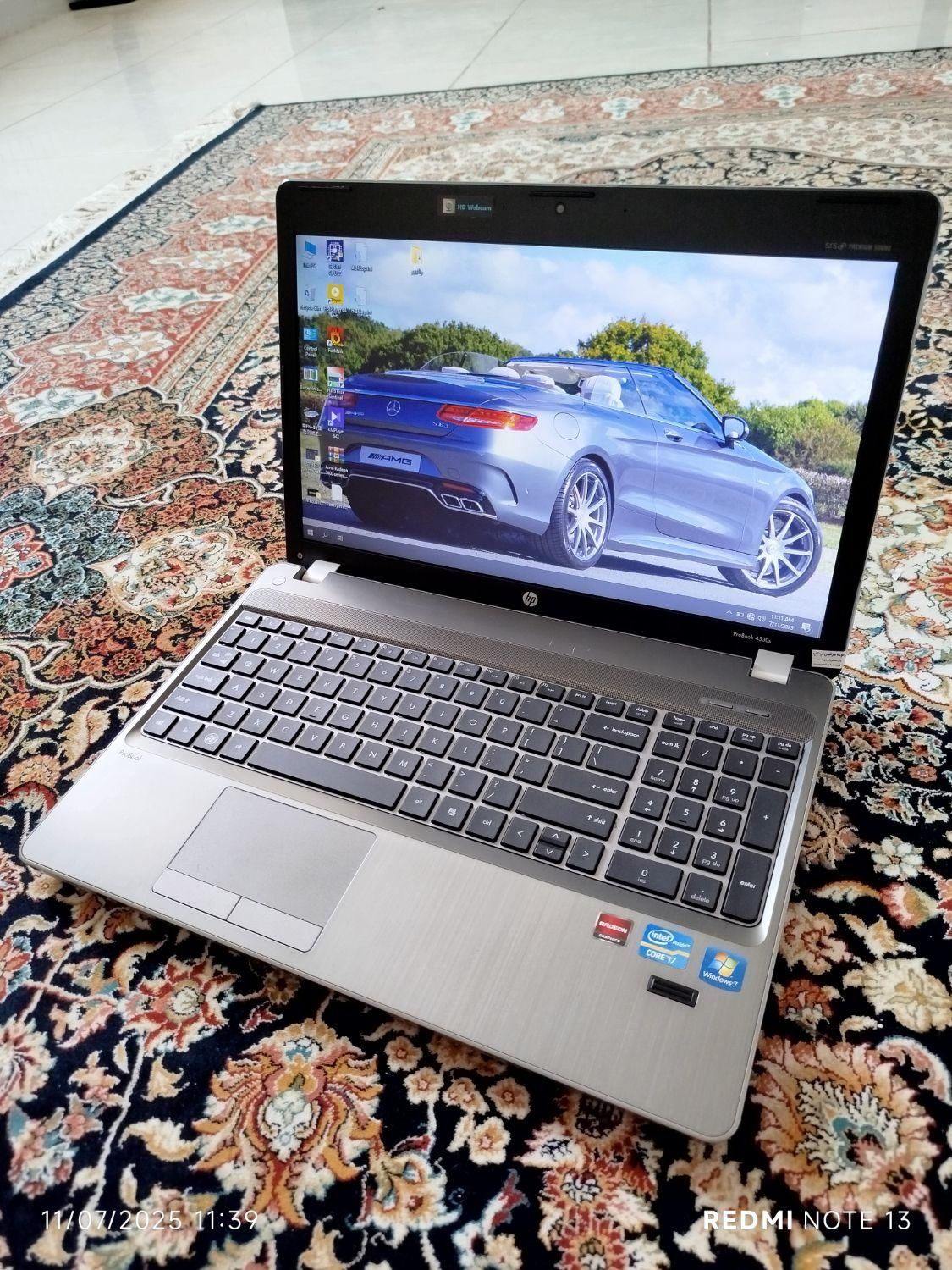 لپناپ قدرتمند و گرافیک دارHP 4530s|رایانه همراه|شیراز, تحویلی|دیوار