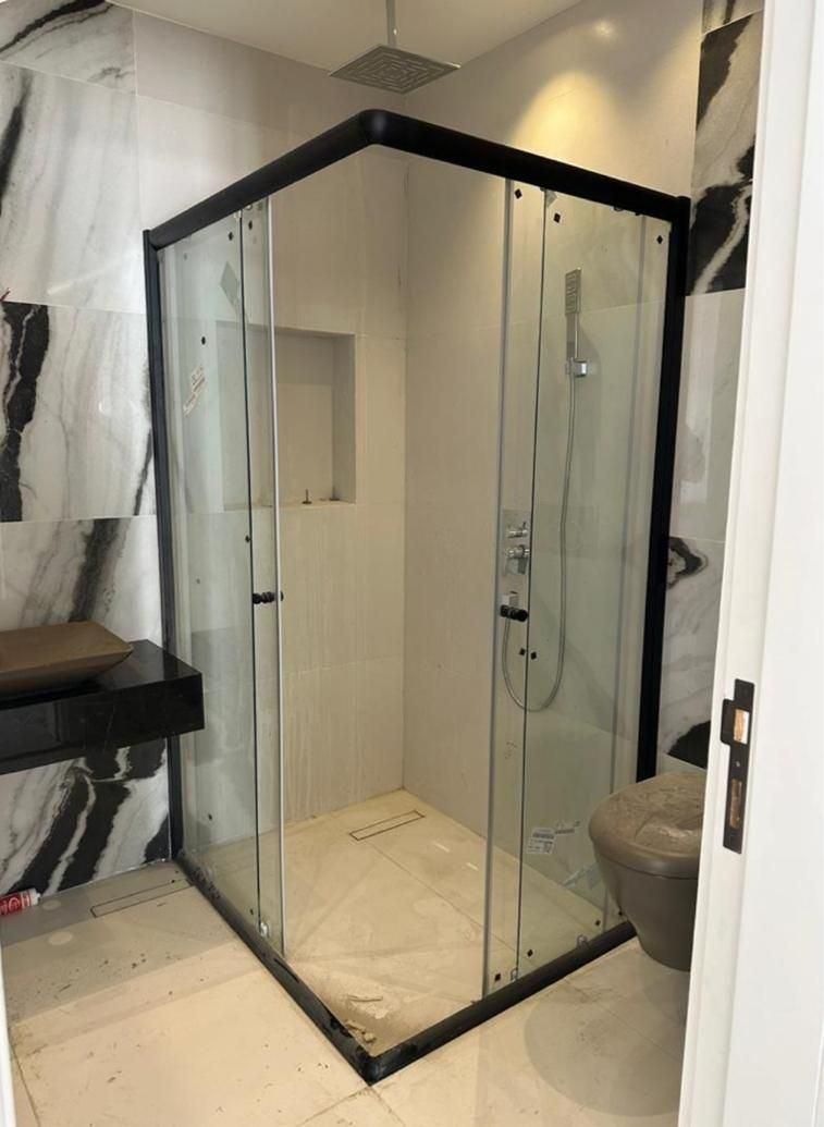 کابین دوش/شیشه حمام/شیشه ای ریلی حمام|مصالح و تجهیزات ساختمان|کرج, عظیمیه|دیوار