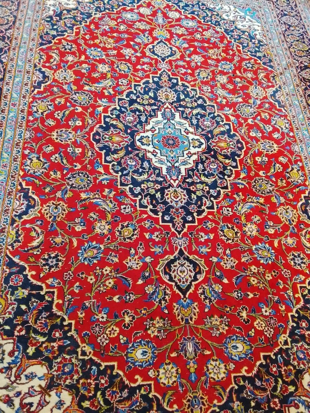 سلام  ، فرش ۹ متری دستباف دست دوم کاشان،|فرش|تهران, ایران|دیوار