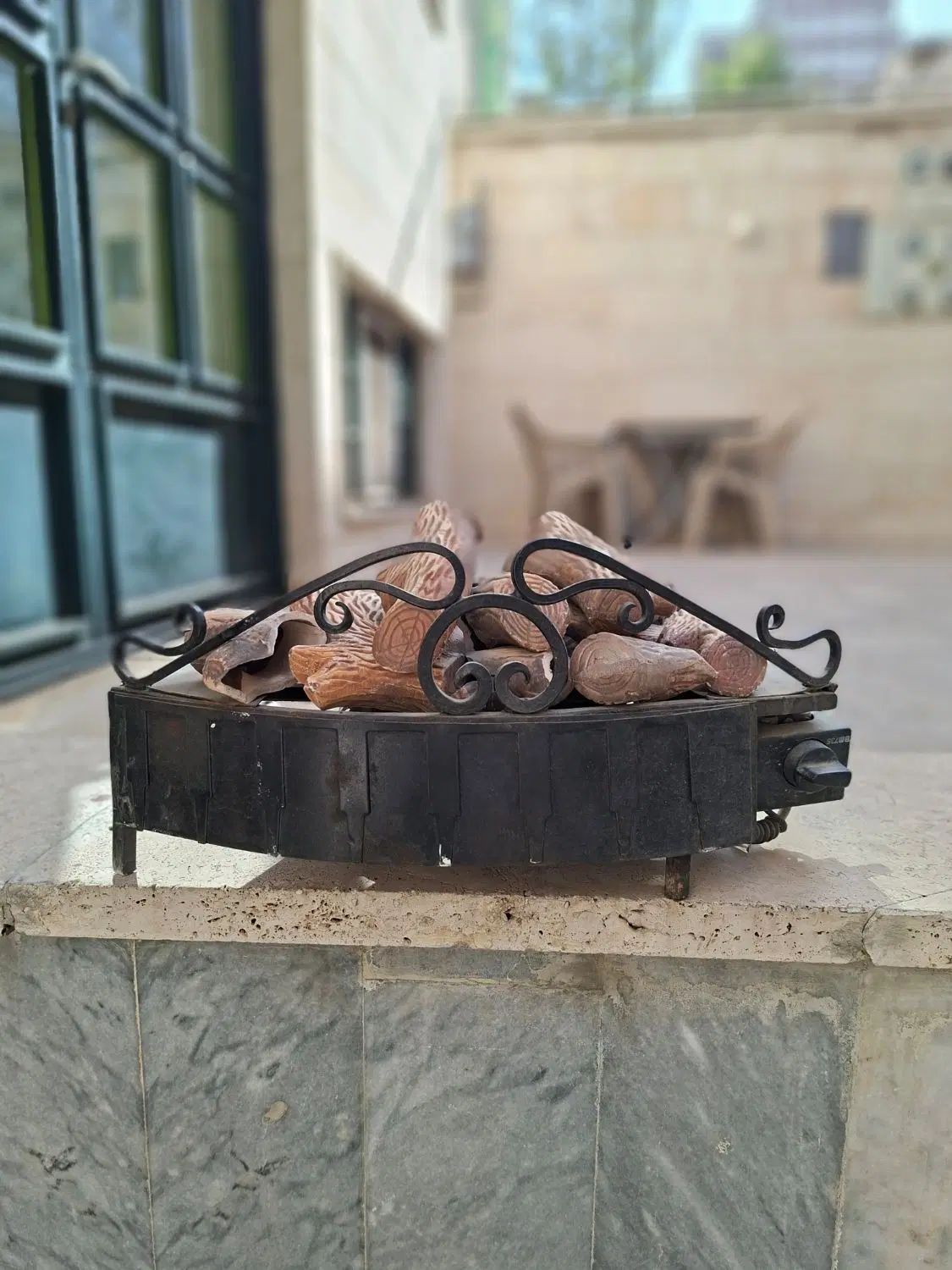 مشعل شومینه ساده به همراه چوب|بخاری، هیتر، شومینه|تهران, سعادت‌آباد|دیوار