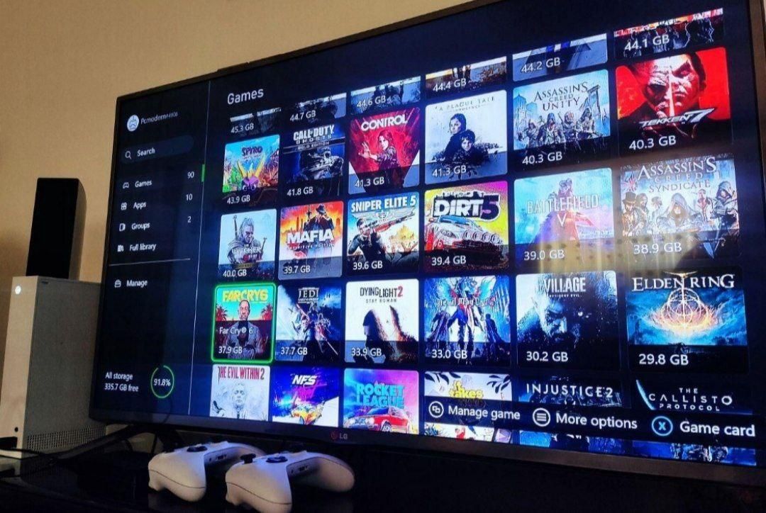 Xbox Serie S 4TB بیش از ۹۰ بازی|کنسول، بازی ویدئویی و آنلاین|تهران, خواجه نصیر طوسی|دیوار