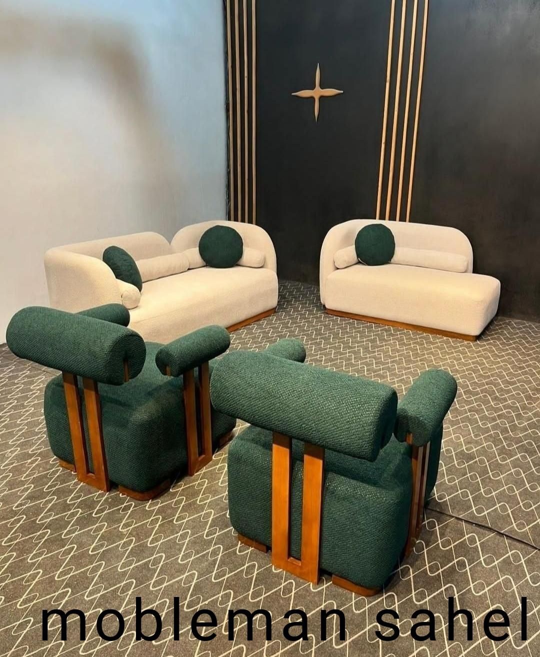 مبل کبریل پینترسی هفت نفر پارچه وارداتی نانو شرکتی|مبلمان خانگی و میز عسلی|نظرآباد, رسالت|دیوار