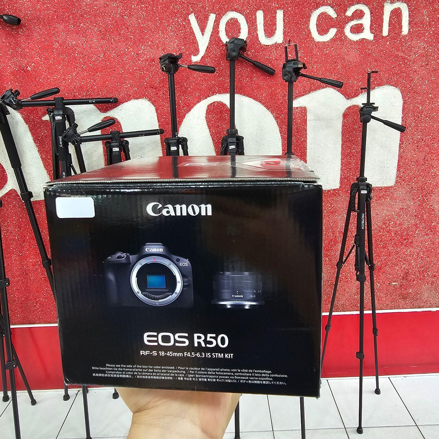 دوربین کانن CANON EOS R50 به همراه لنز 18-45|دوربین عکاسی و فیلم‌برداری|شیراز, ملاصدرا|دیوار