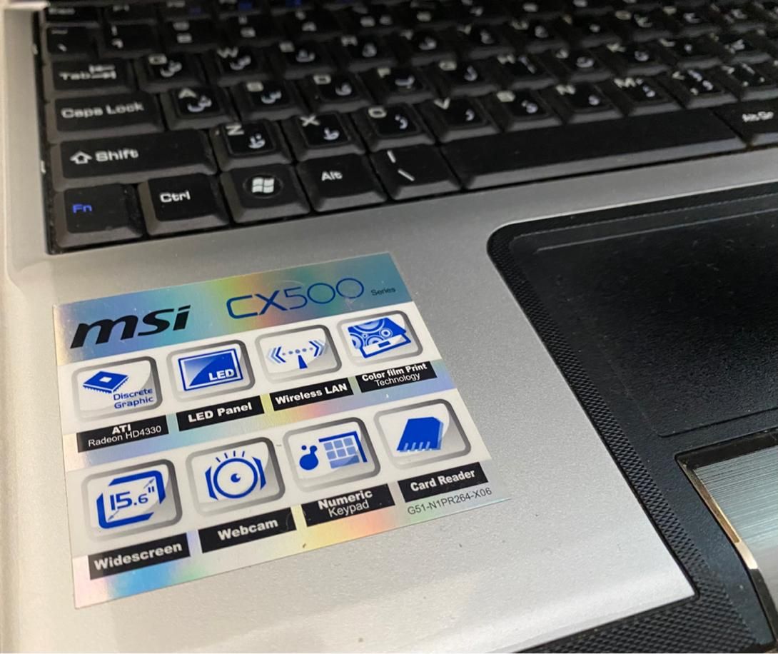 لپ‌تاپ MSI CX500|رایانه همراه|تهران, تهرانپارس شرقی|دیوار