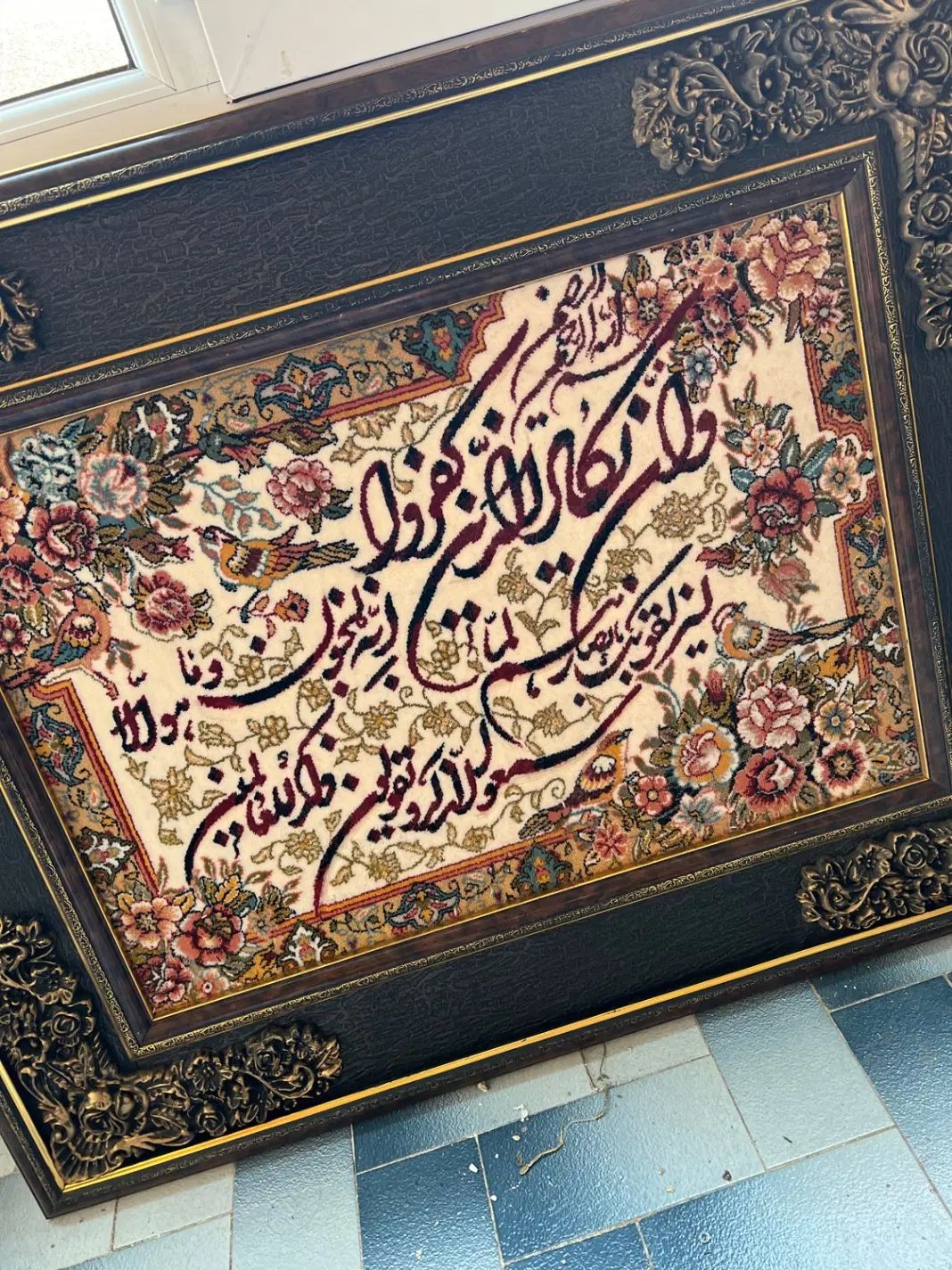 تابلو فرش ماشینی وان یکاد سالم و تمیز|تابلو فرش|تهران, اسکندری|دیوار