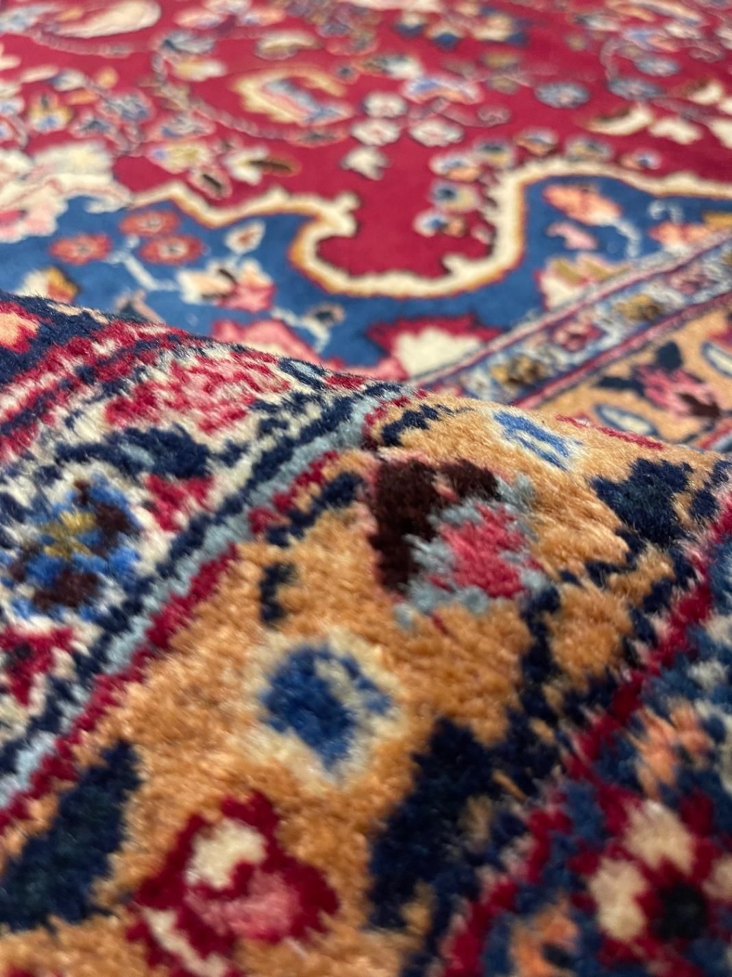قالی مشهد سبزوار دستباف ۶ متری پرز بلند سالم|فرش|تهران, دریا|دیوار