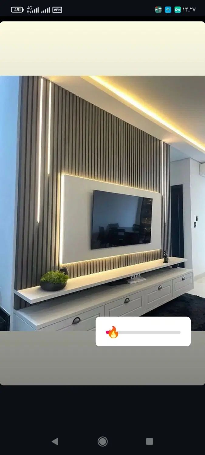 نصب تلویزیون روی دیوار led lcd|خدمات پیشه و مهارت|رشت, بازار|دیوار