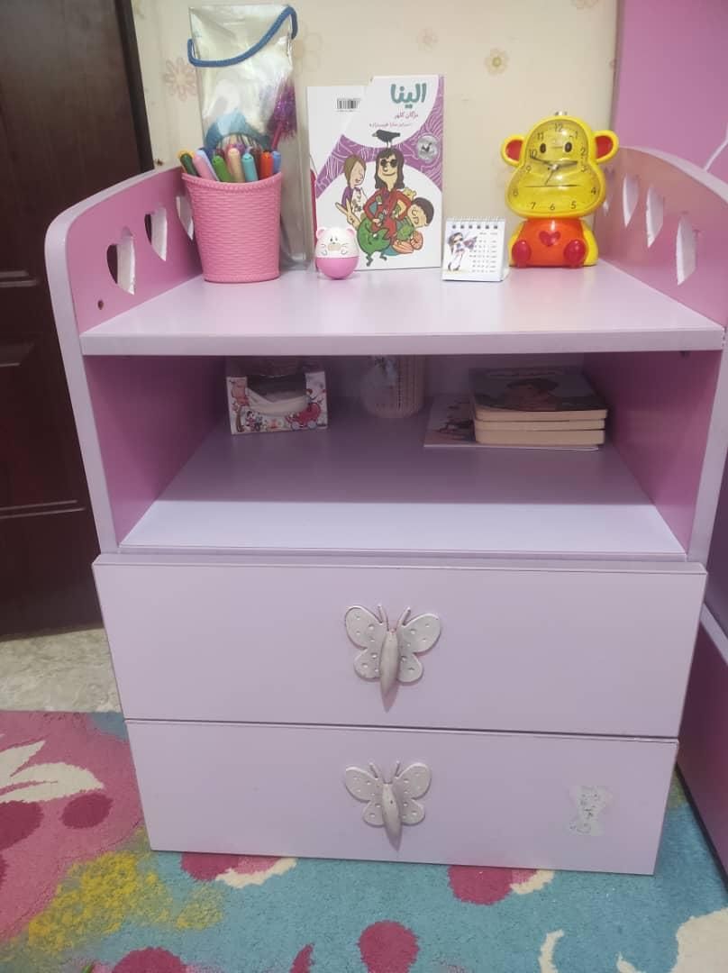 تخت وکمد کودک ونوجوان|تخت و سرویس خواب|صومعه‌سرا, |دیوار