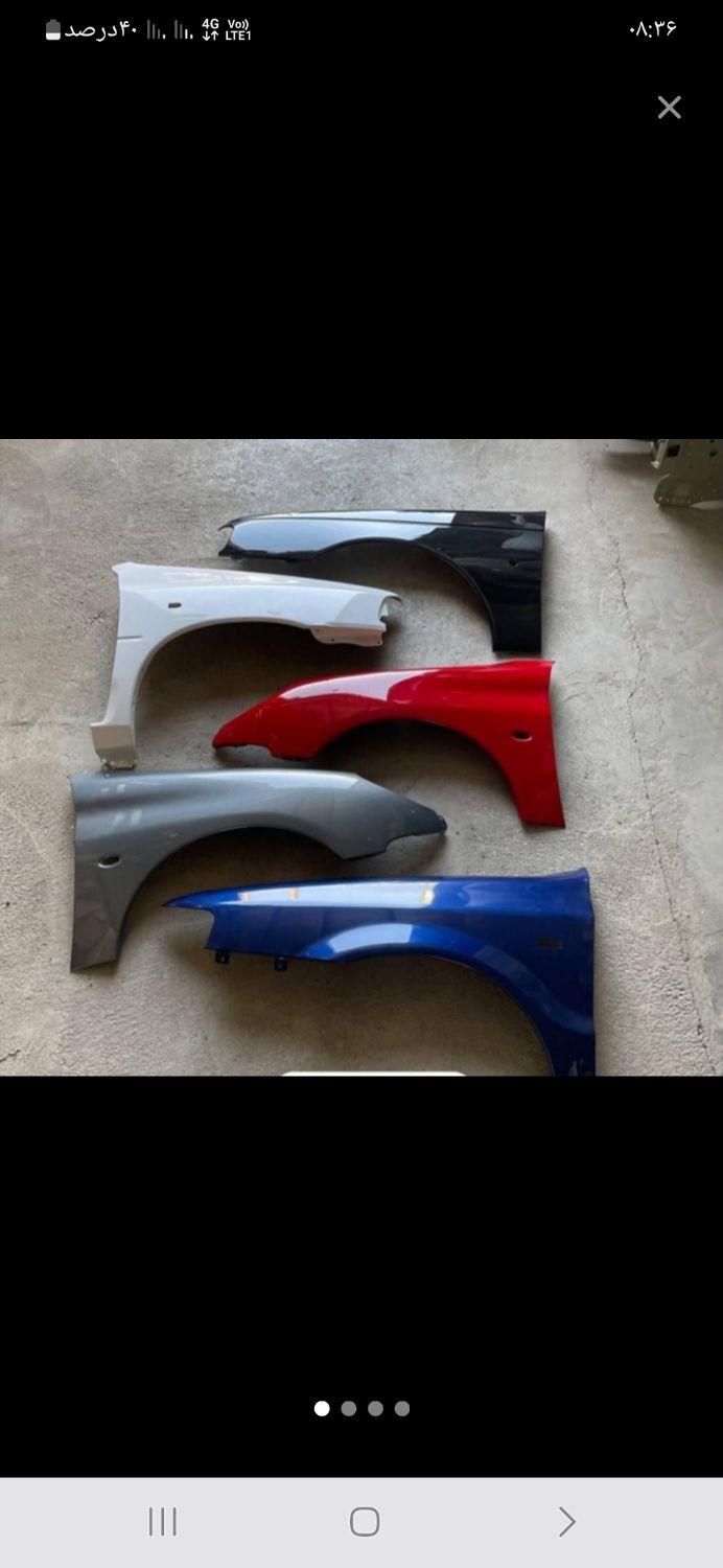 درب گلگیر سینی فن رو دری سقف لوازم بدنه رنگی سپر|قطعات یدکی و لوازم جانبی|بجنورد, |دیوار