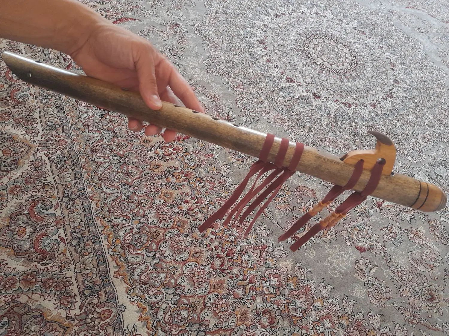 سنتور دومهر موسوی با لاکوتا فلوت سرخپوستی|سازهای سنتی|قزوین, |دیوار