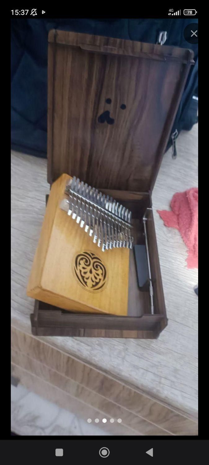 ساز کالیمبا کاملا نو استفاده نشده با جعبه و چکش|سازهای سنتی|سبزوار, توحیدشهر|دیوار