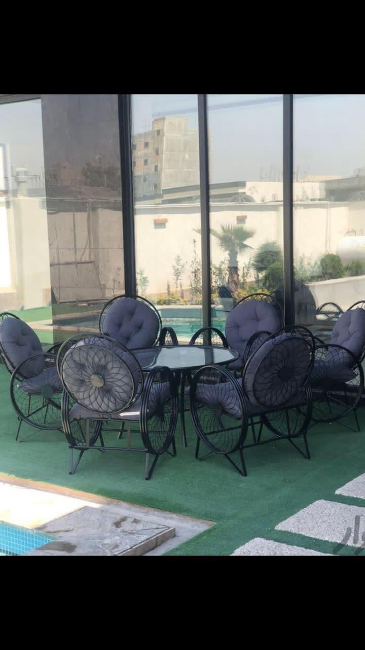 صندلی طرح بید باغی مبلمان تاب اتشدان کافه ای ویلای|صندلی و نیمکت|تهران, جنت‌آباد شمالی|دیوار
