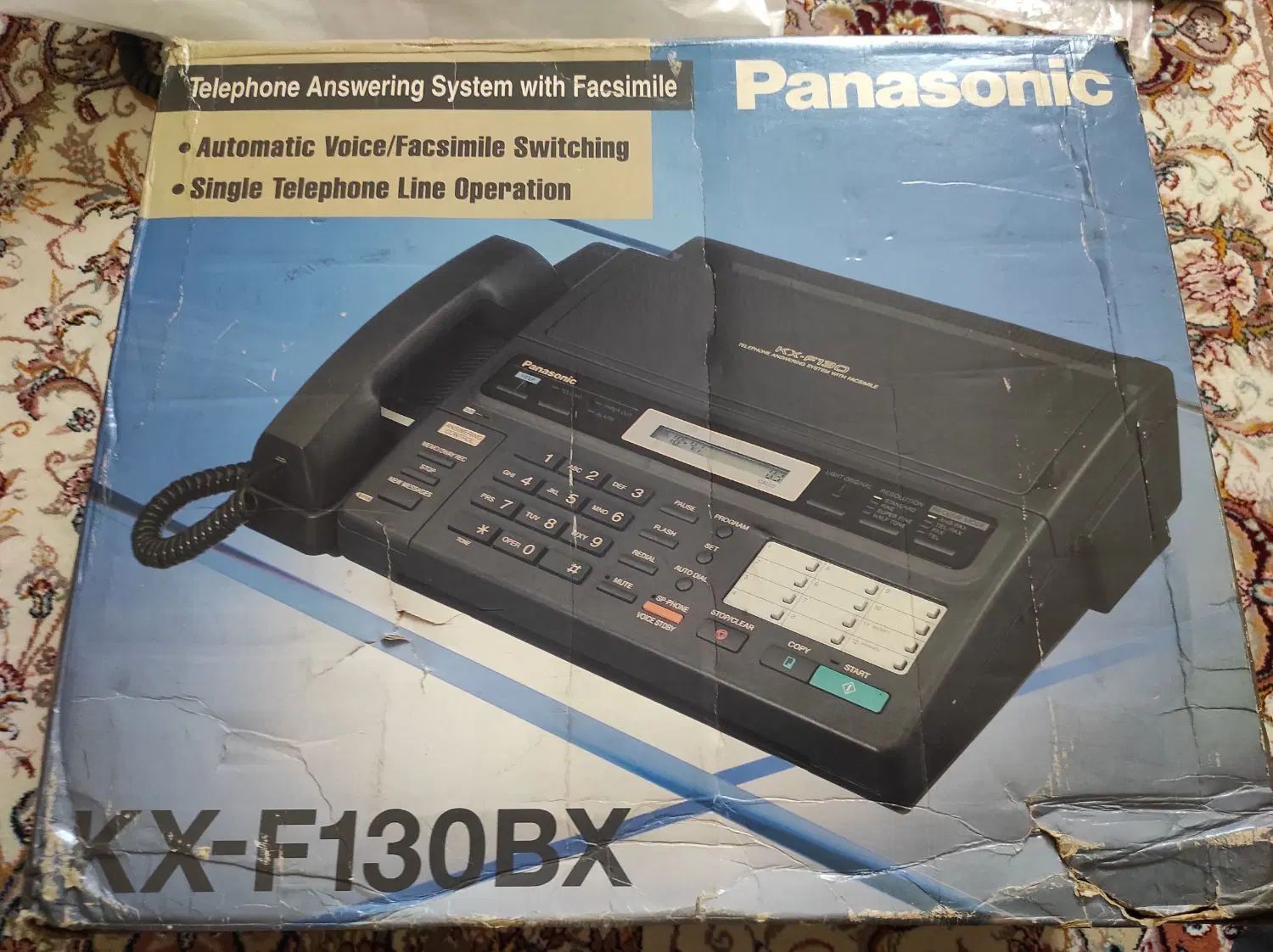 تلفن فکس پاناسونیک KX-F130 اصل ژاپن (وسایل کامل)|پرینتر، اسکنر، کپی، فکس|تهران, ایرانشهر|دیوار