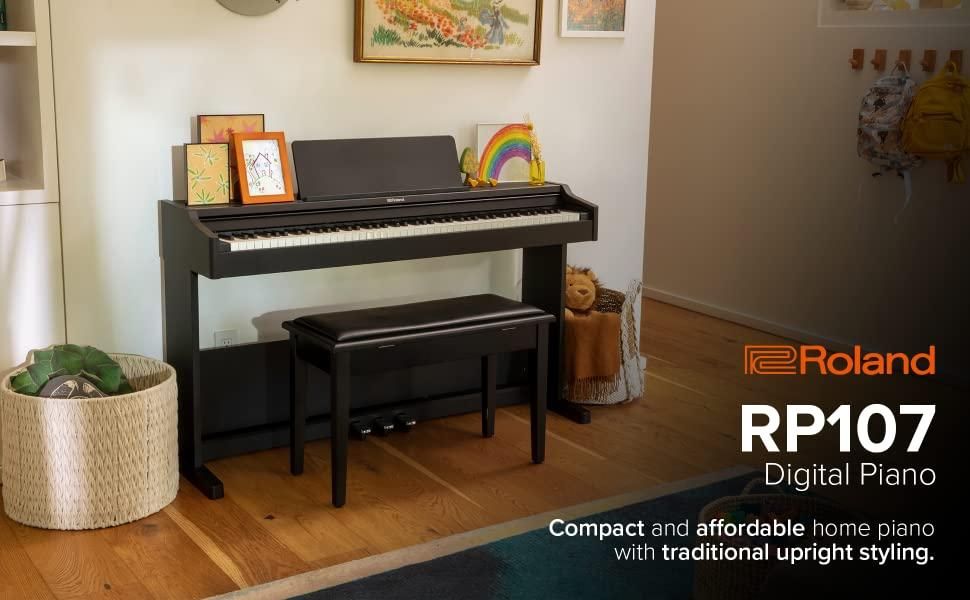 پیانو دیجیتال Roland RP107|پیانو، کیبورد، آکاردئون|مشهد, وکیل‌آباد|دیوار