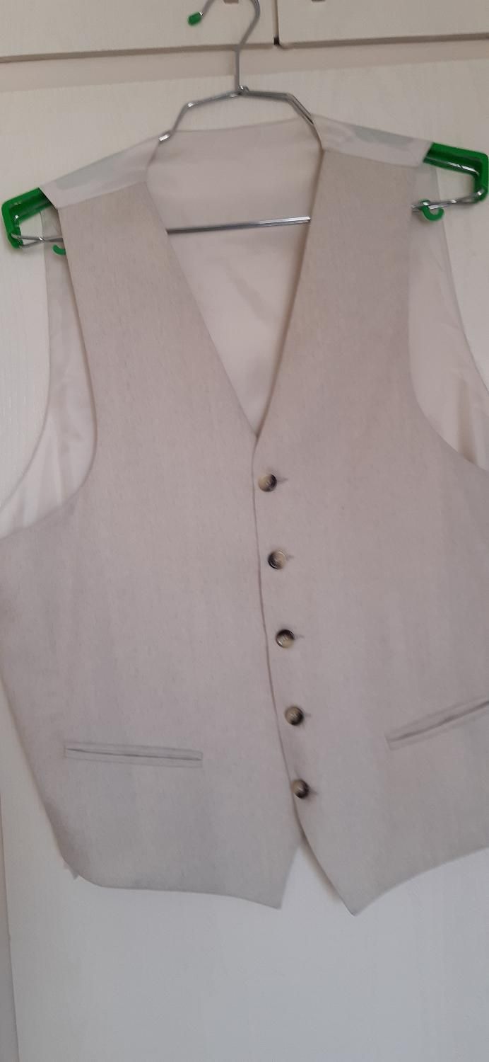 کت و شلوار و جلیقه سفید سایز 50|لباس|تهران, نیروی هوایی (پیروزی)|دیوار