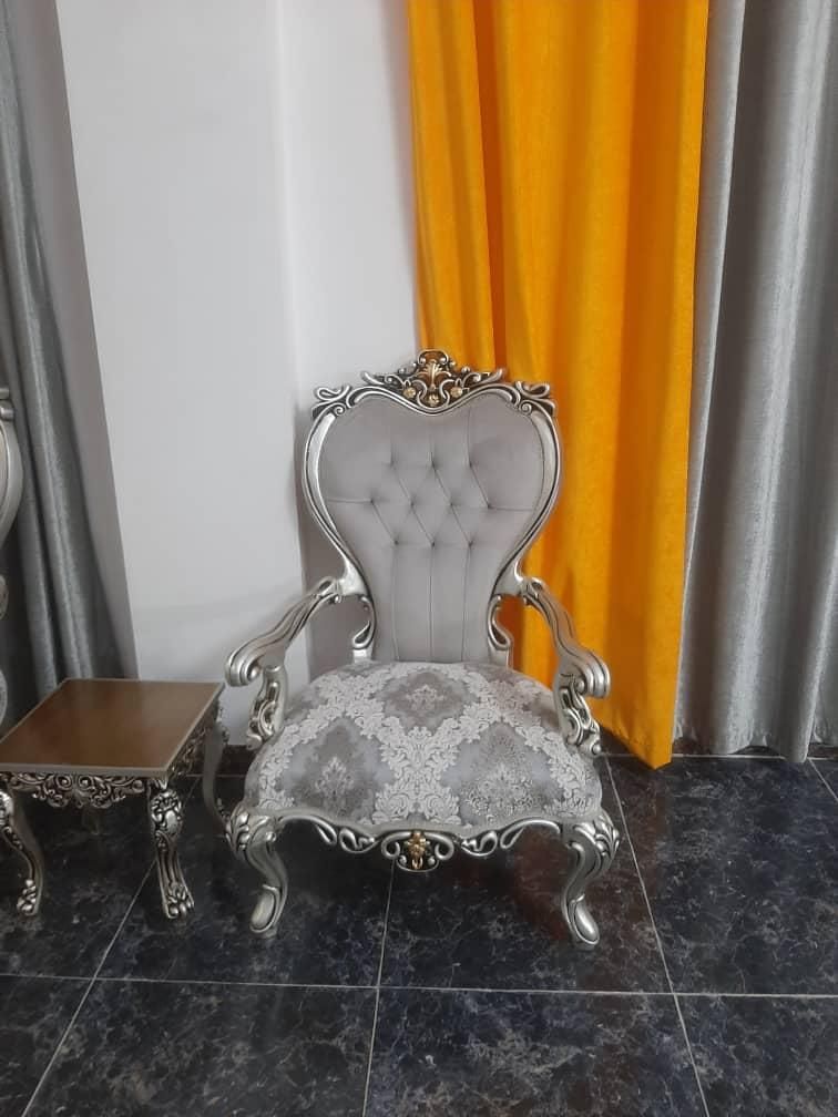 مبل سلطنتی ظریف استیل کلاسیک راحتی مدل افسون|مبلمان خانگی و میز عسلی|رباط‌کریم, رباط‌کریم|دیوار