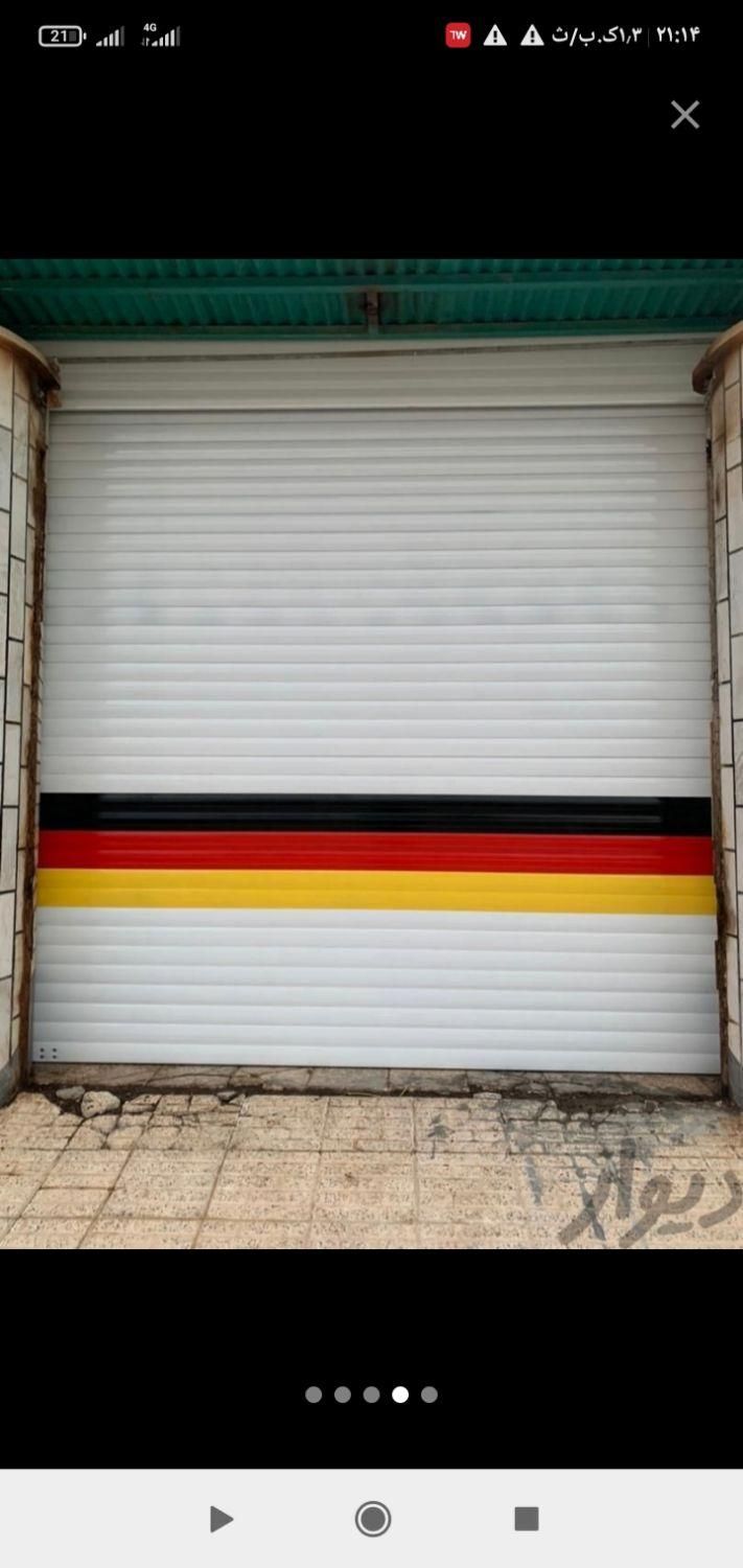 درب برقی کرکره وبازویی|مصالح و تجهیزات ساختمان|بهبهان, |دیوار