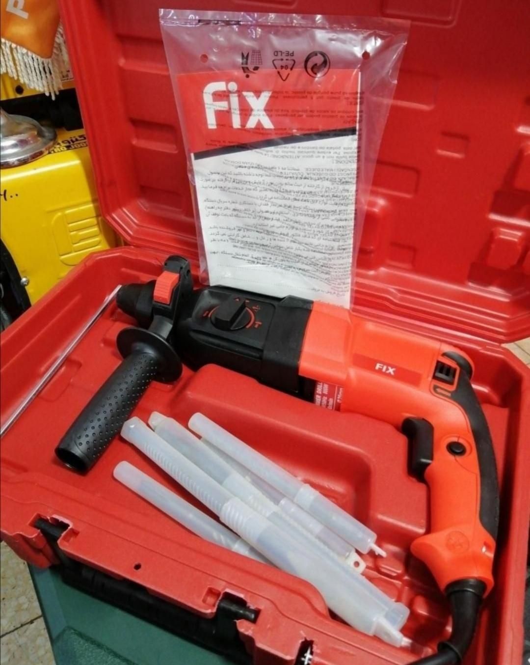 دریل چکشی بتن کن سه کاره 4شیار فیکس|ابزارآلات|اصفهان, کشاورزی|دیوار
