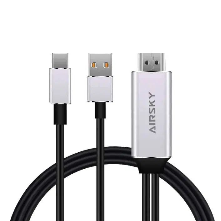 کابل تصویر تبدیل Type-C به HDMI ایراسکای (Airsky)|لوازم جانبی موبایل و تبلت|تهران, ارجمندی راد|دیوار