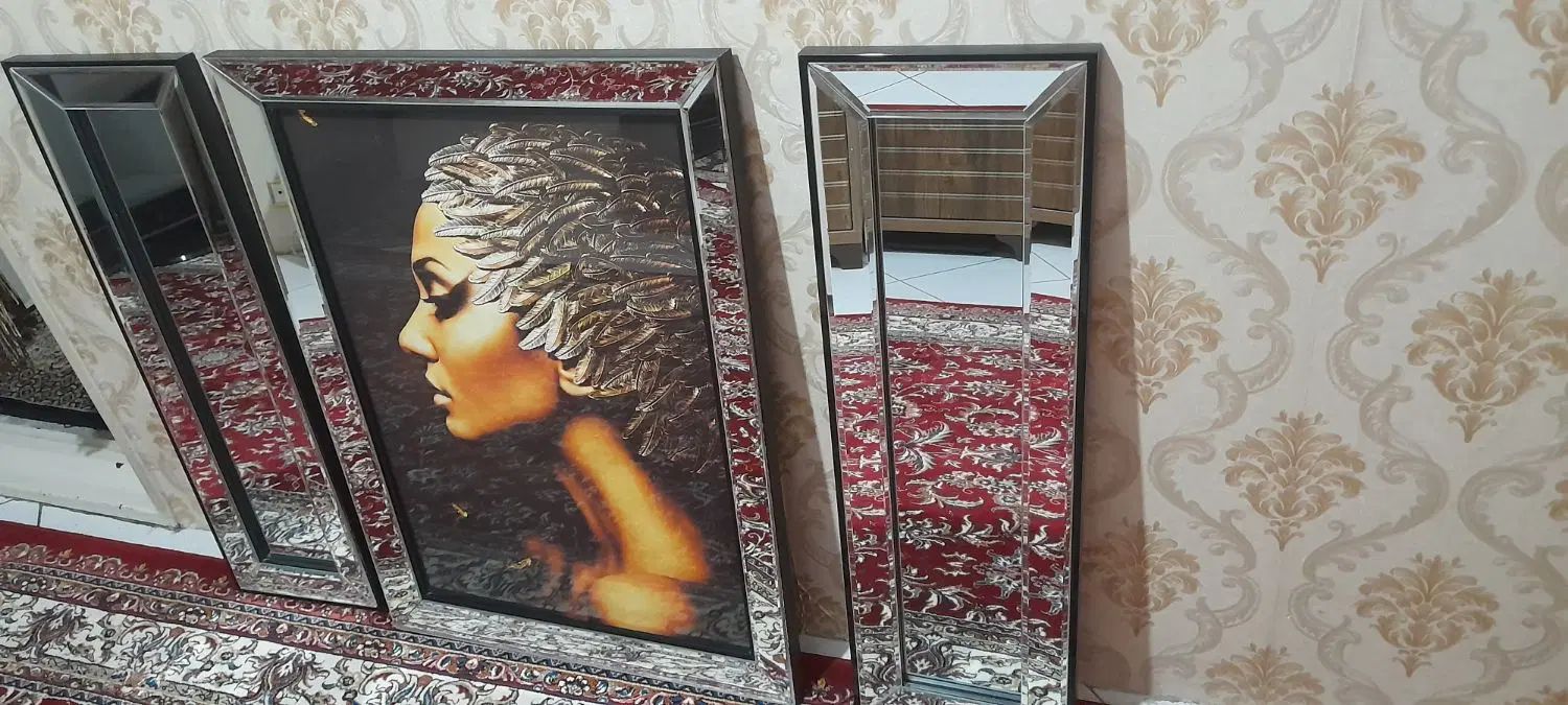 تابلو ۳ تیکه اینه ای|تابلو، نقاشی، عکس|تهران, خزانه|دیوار