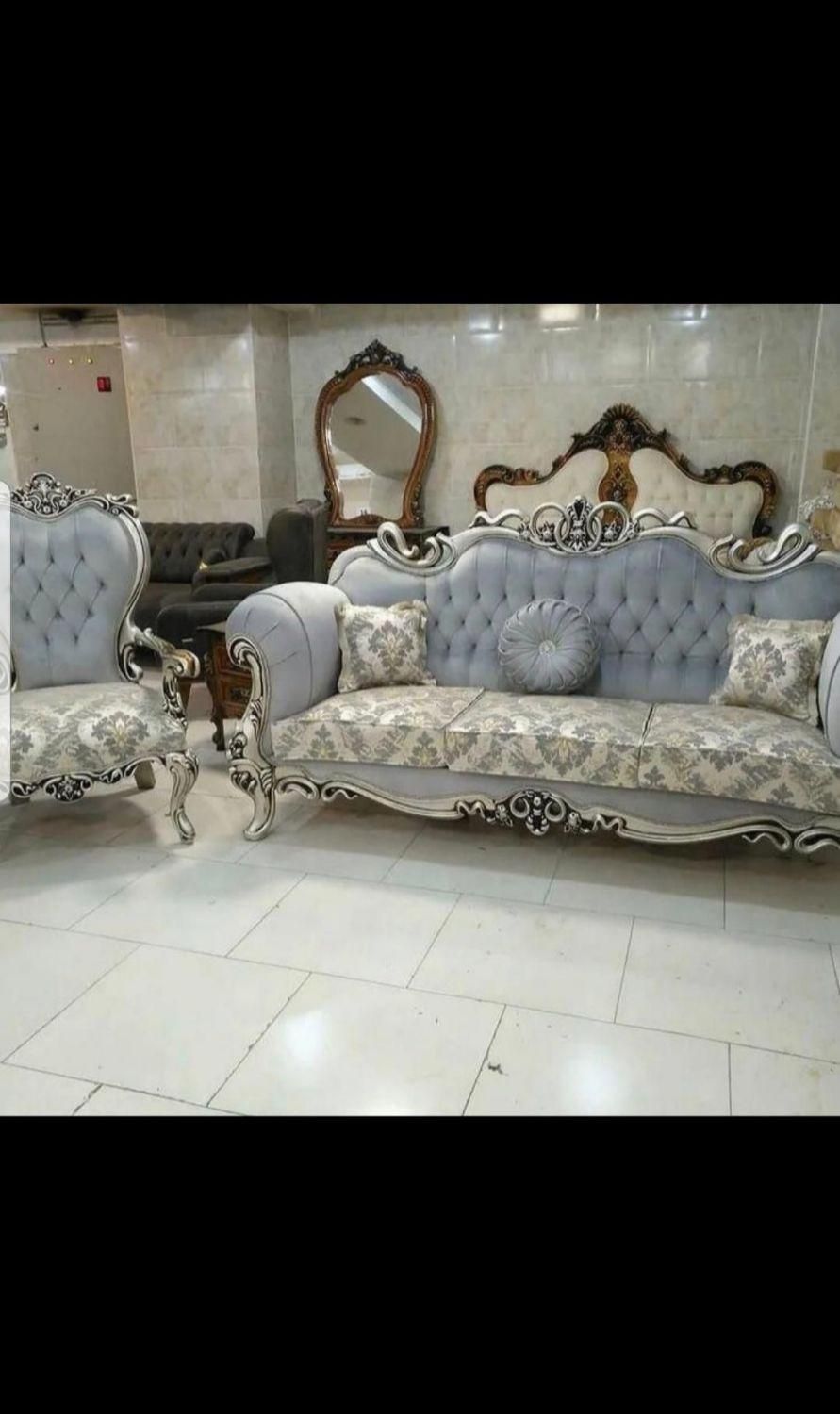 مبل ۸نفره باچستر افسون.نگار.ماهور.زمرد.فرانسوی|مبلمان خانگی و میز عسلی|شهریار, |دیوار