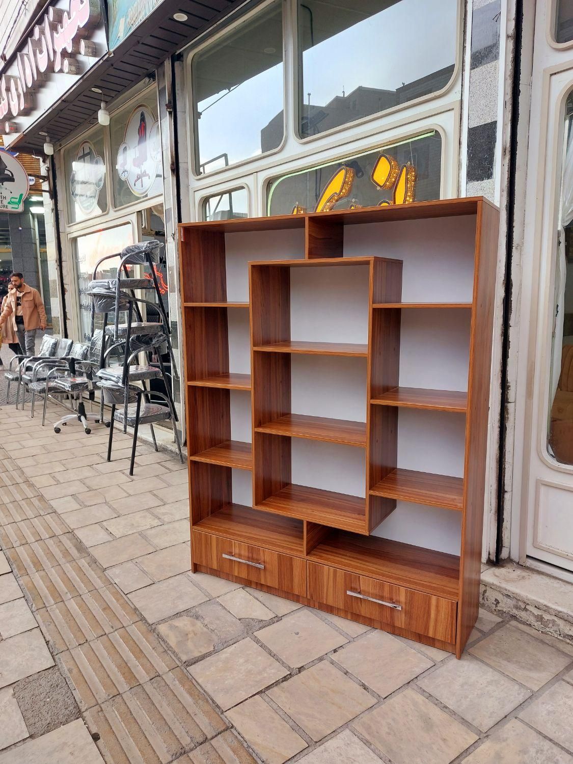 انواع کتابخانه*|کتابخانه، شلف، قفسههای دیواری|زنجان, |دیوار