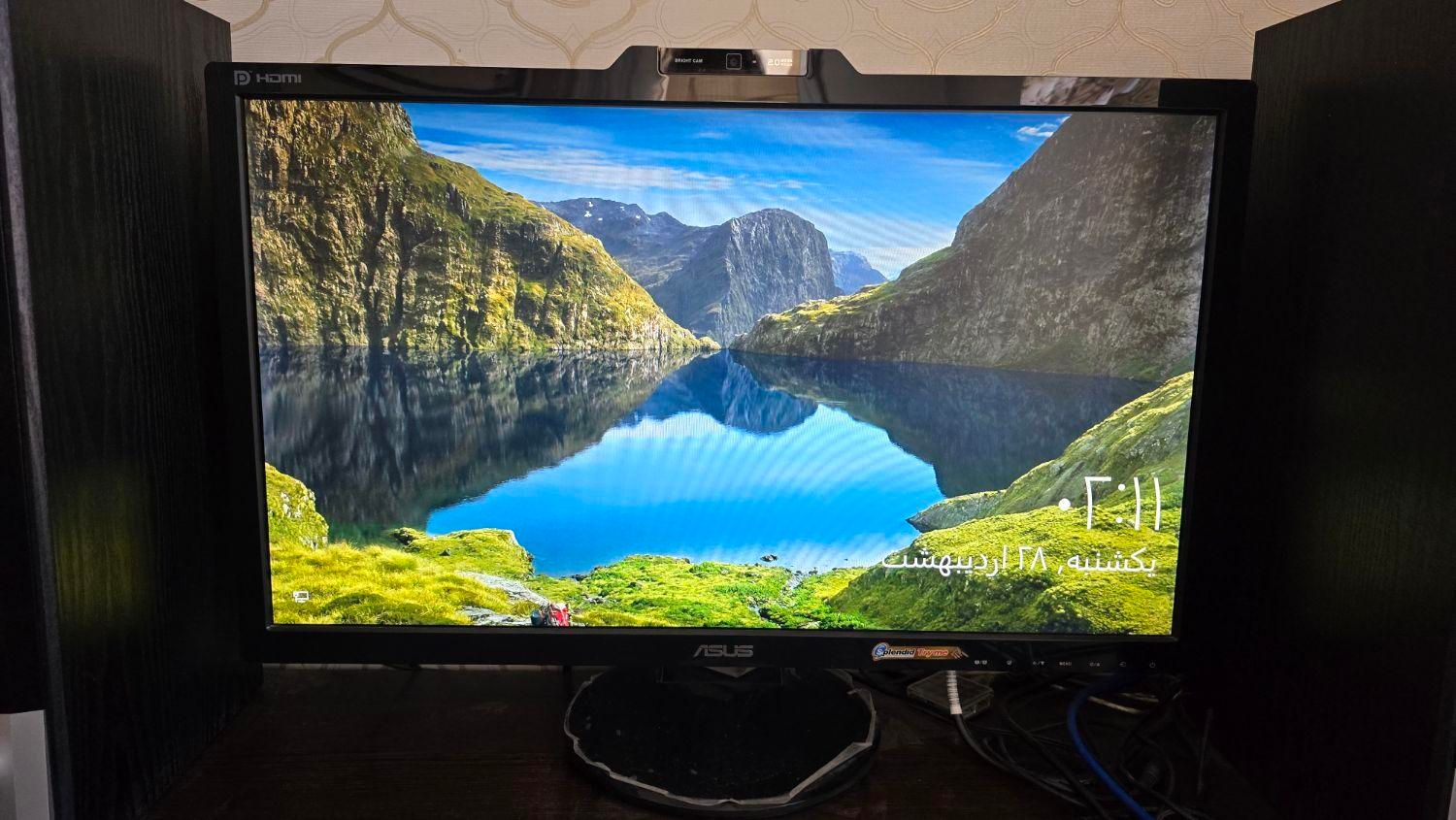 مانیتور 27 اینچ Asus با اسپیکر و وبکم|قطعات و لوازم جانبی رایانه|تهران, چیتگر جنوبی|دیوار