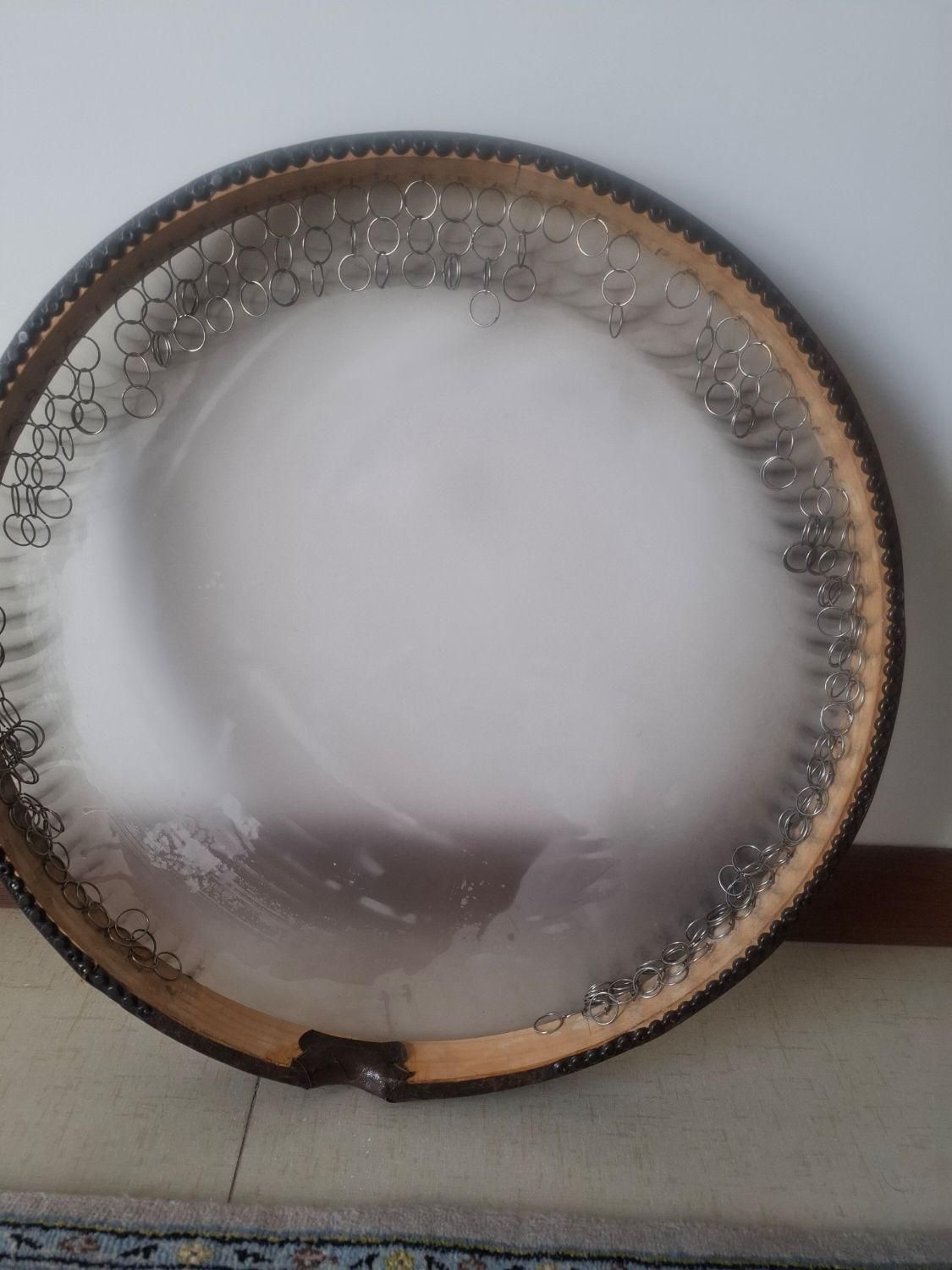 دف با دیواره چوبی و چرم سالم|سازهای سنتی|تهران, تجریش|دیوار