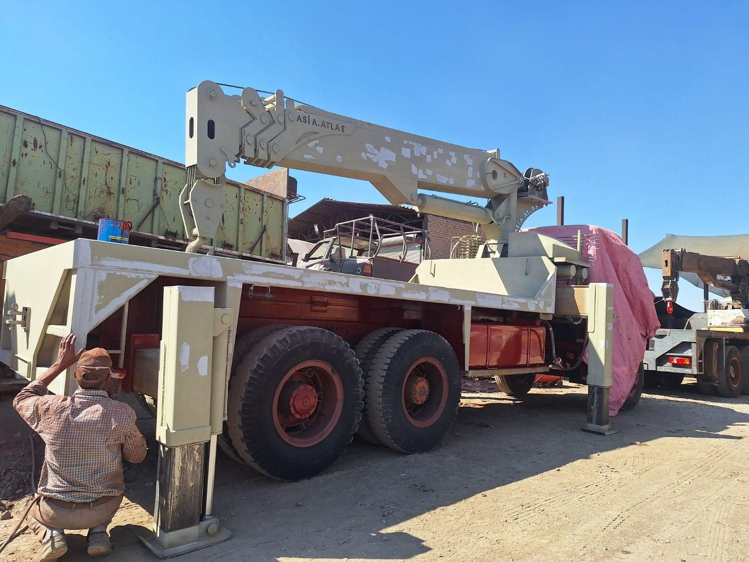 جرثقیل8و10و15تن اطلس|خودرو سنگین|اصفهان, عاشق‌آباد|دیوار