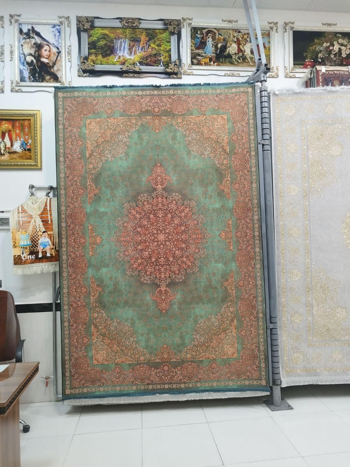 کلکسیون ابریشم قم با اقساط یک ساله|فرش|مشگین شهر, |دیوار