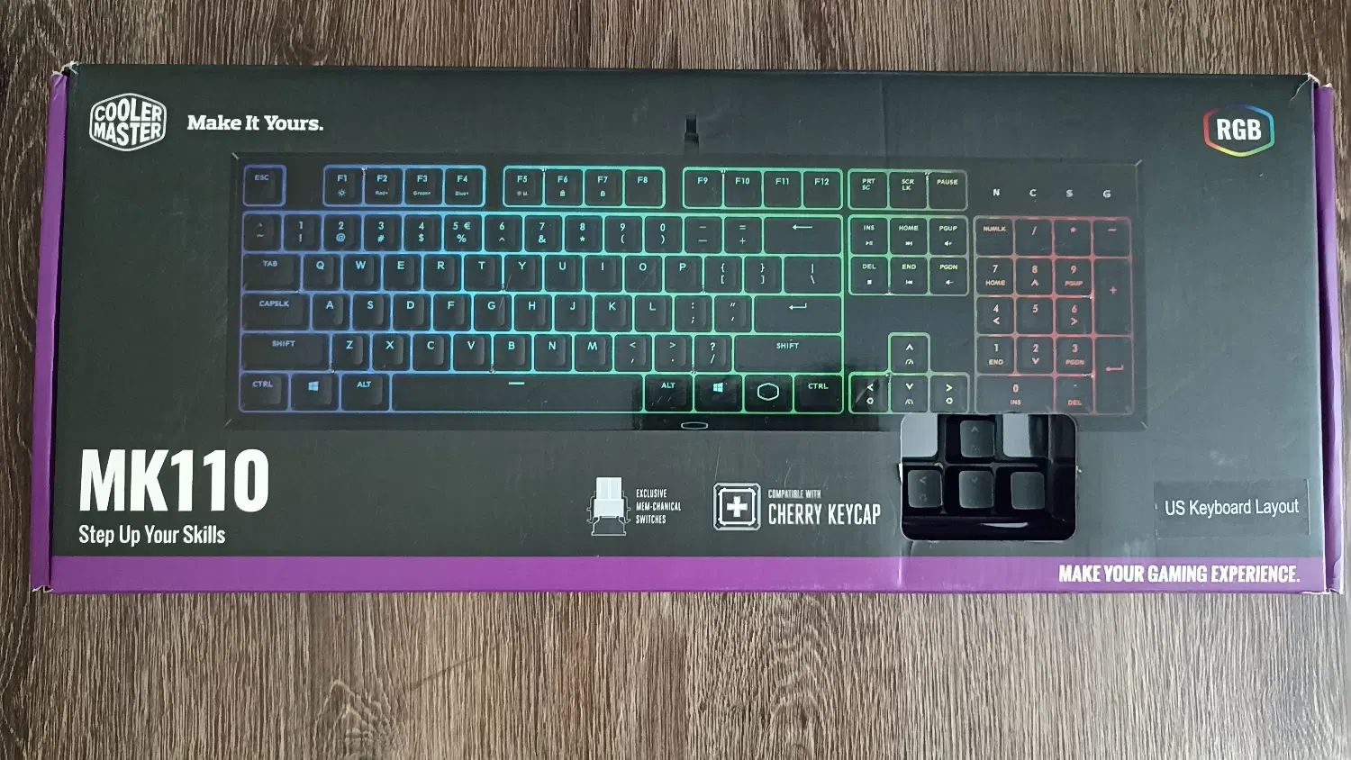 کیبورد گیمینگ Cooler Master MK110 RGB با جعبه اصلی|قطعات و لوازم جانبی رایانه|تهران, شهرک هما|دیوار