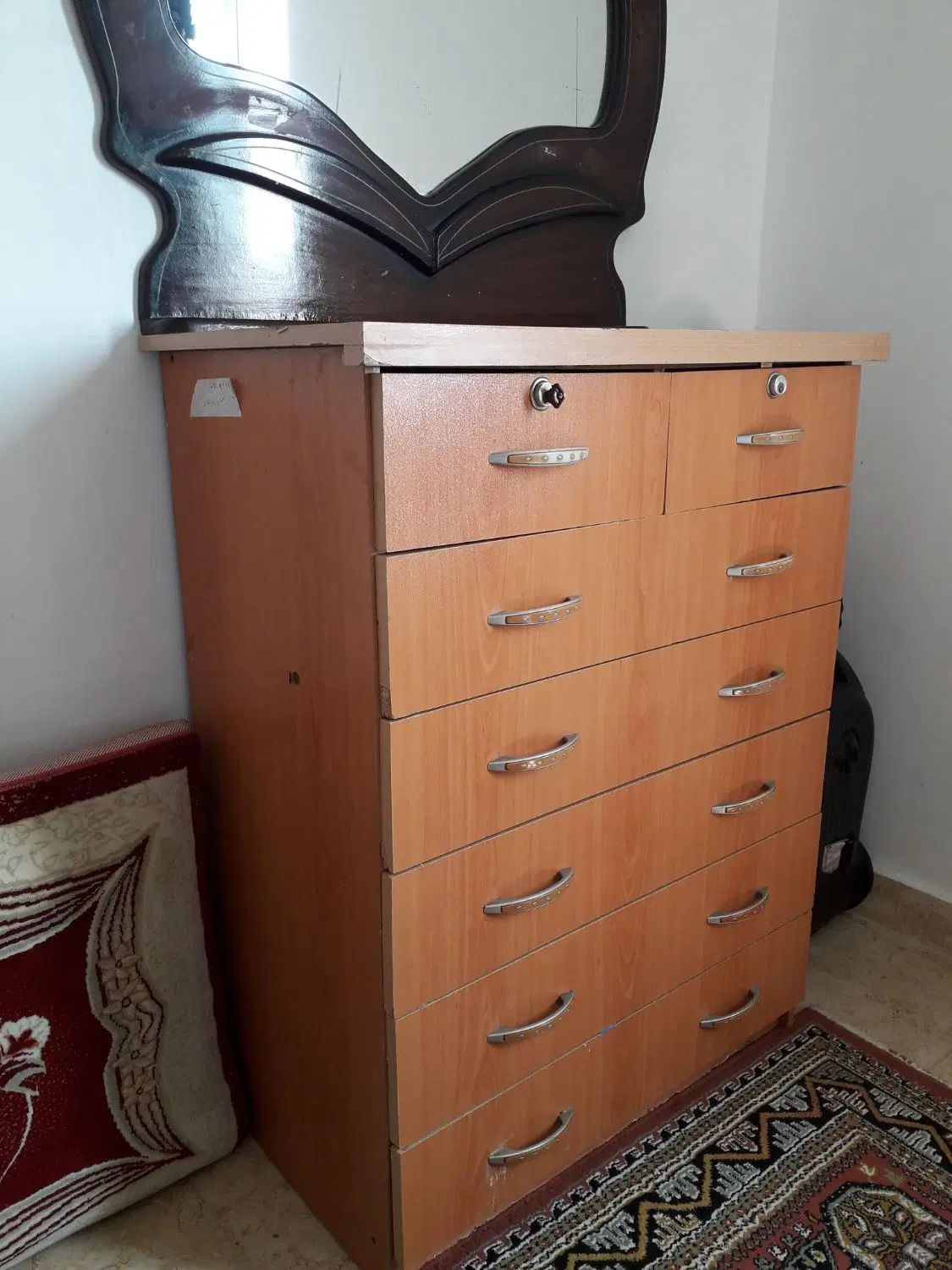 میزارایش با ایینه|تخت و سرویس خواب|رشت, فخب|دیوار