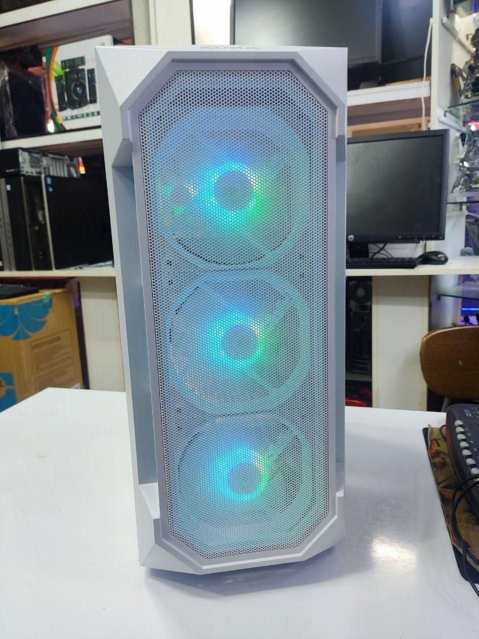 کامپیوتر گیمینگ کیس رنگی rgb|رایانه رومیزی|اردبیل, |دیوار