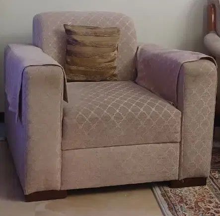 مبلمان راحتی تک نفره ۲ عدد|مبلمان خانگی و میز عسلی|تهران, امامت|دیوار