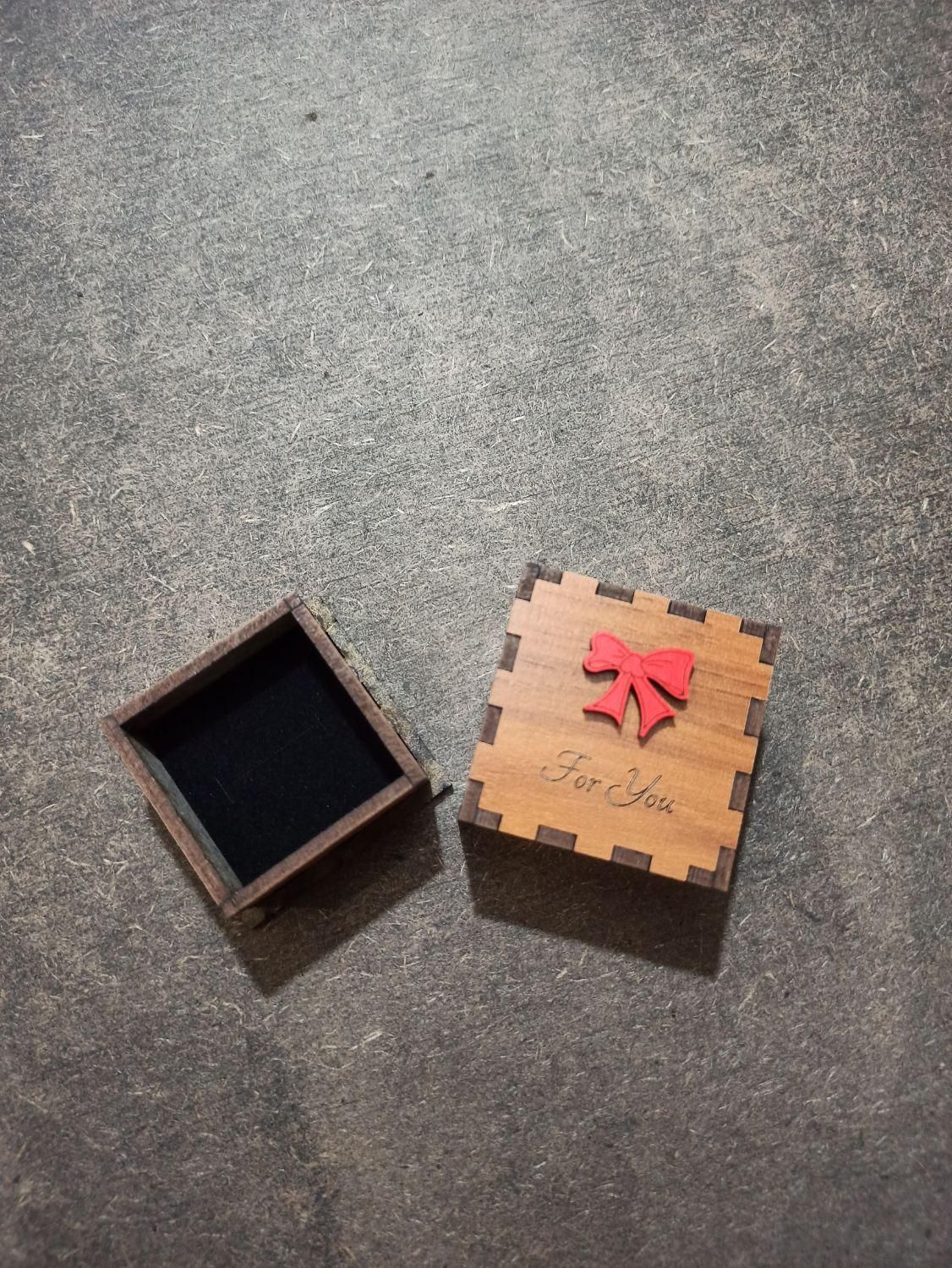 حراج ، جعبه انگشتر چوبی لولایی|جواهرات|تهران, آهنگ|دیوار