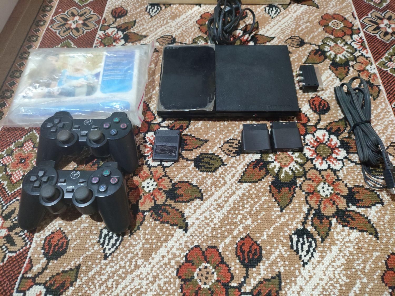 PlayStation 2 دسته فابریک بیسیم|کنسول، بازی ویدئویی و آنلاین|رشت, یخسازی|دیوار