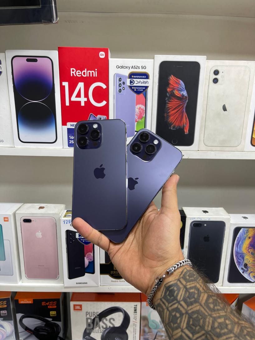 اپل iphone 14 Pro Max با حافظهٔ ۲۵۶ گیگ za|موبایل|قم, نیروگاه|دیوار