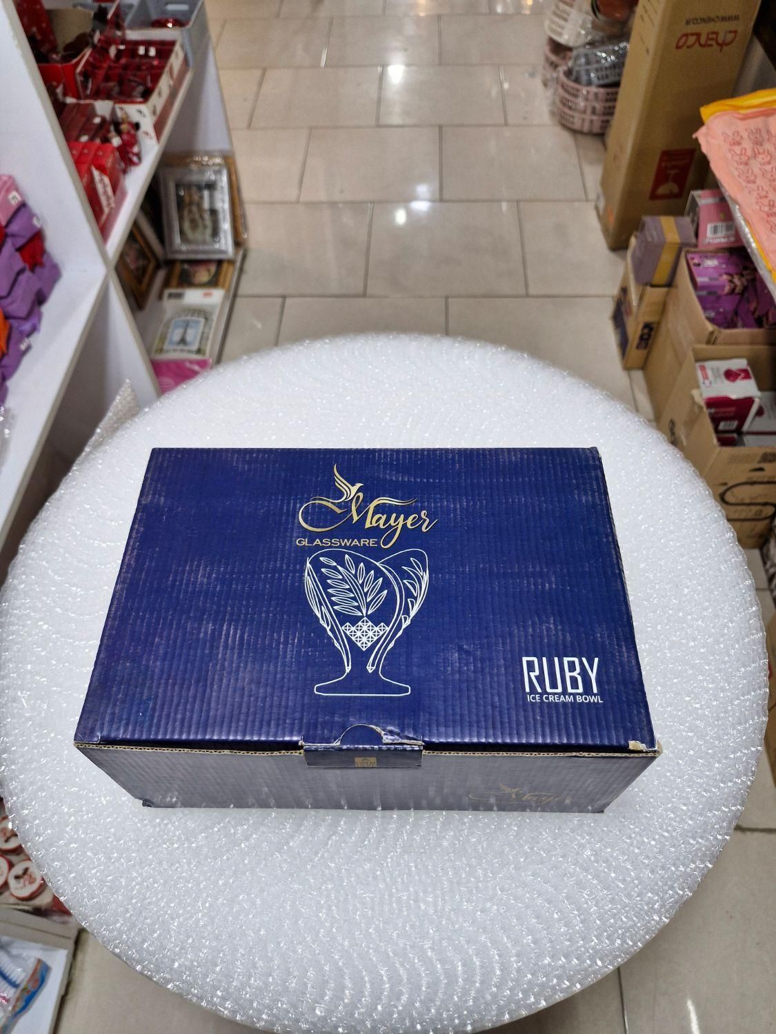 بستنی خوری RUBY ۶ عددی بستنی خوری پایه دار پذیرایی|ظروف سرو و پذیرایی|مشهد, مشهدقلی|دیوار