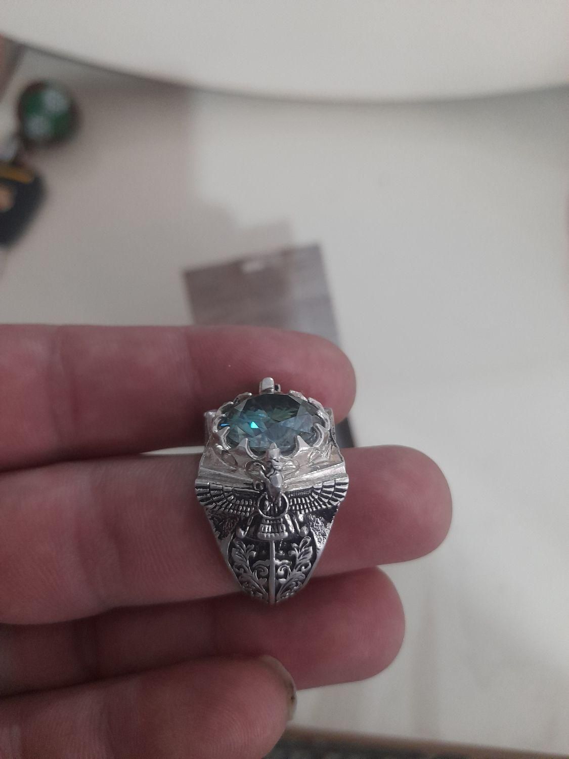 انگشتر نقره مردانه|جواهرات|میانه, |دیوار