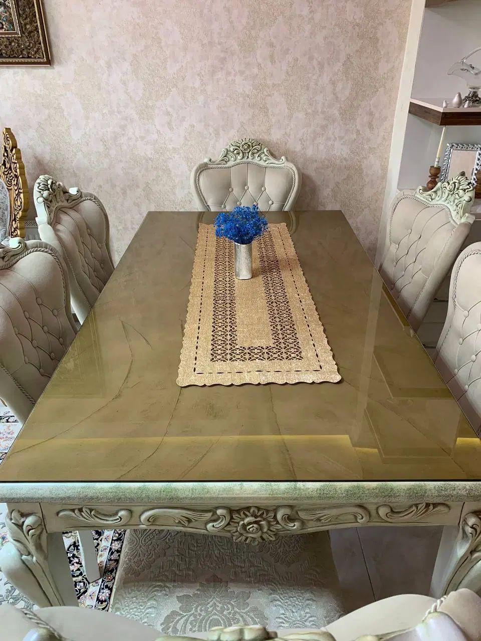 فروش میزنهارخوری شش نفره کلاسیک 11/000/000 تومان|میز و صندلی غذاخوری|رشت, انصاری|دیوار