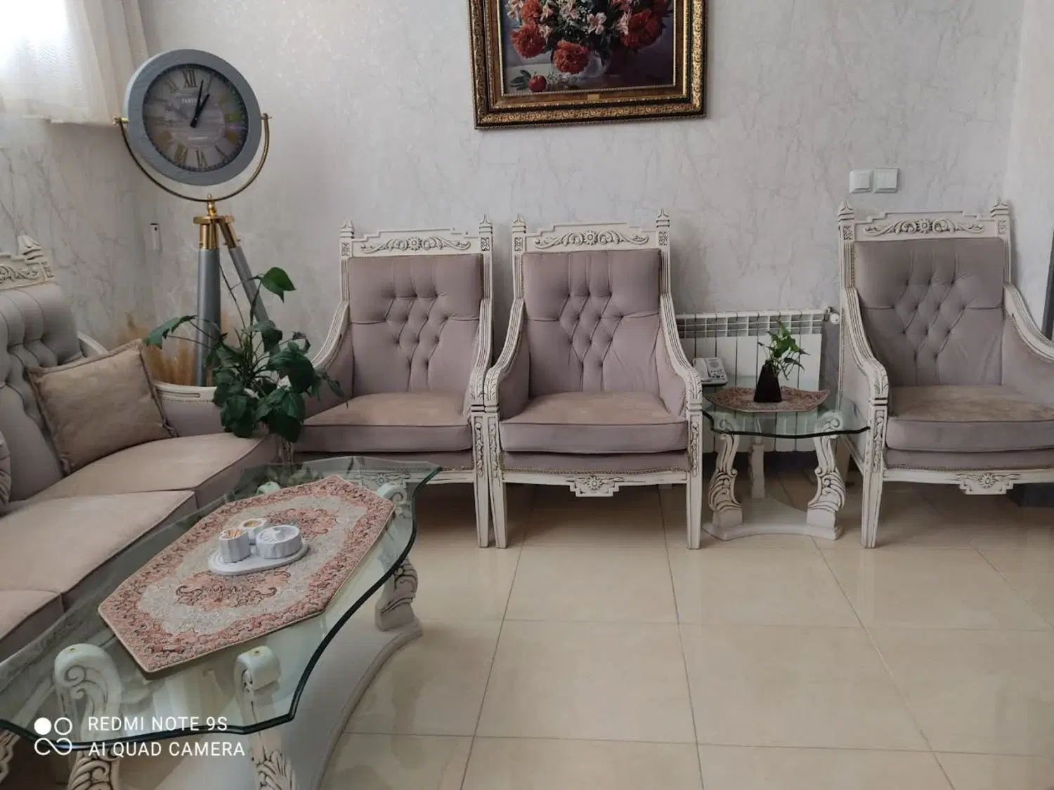 مبل چوب راش 9 نفره|مبلمان خانگی و میز عسلی|اصفهان, کوجان|دیوار