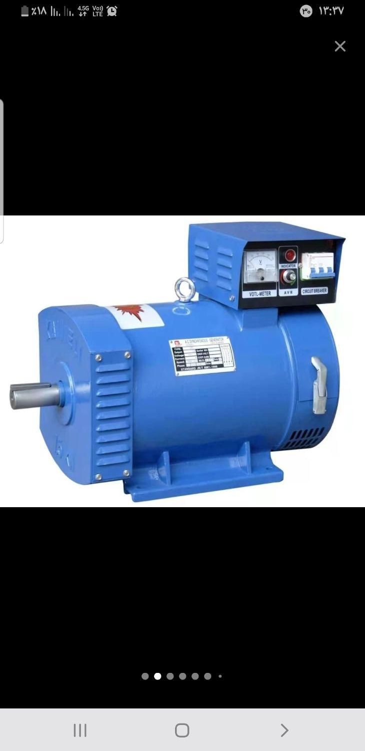 ژنراتور ۳ فاز ۷.۵ کاوا|ماشینآلات صنعتی|قائن, |دیوار